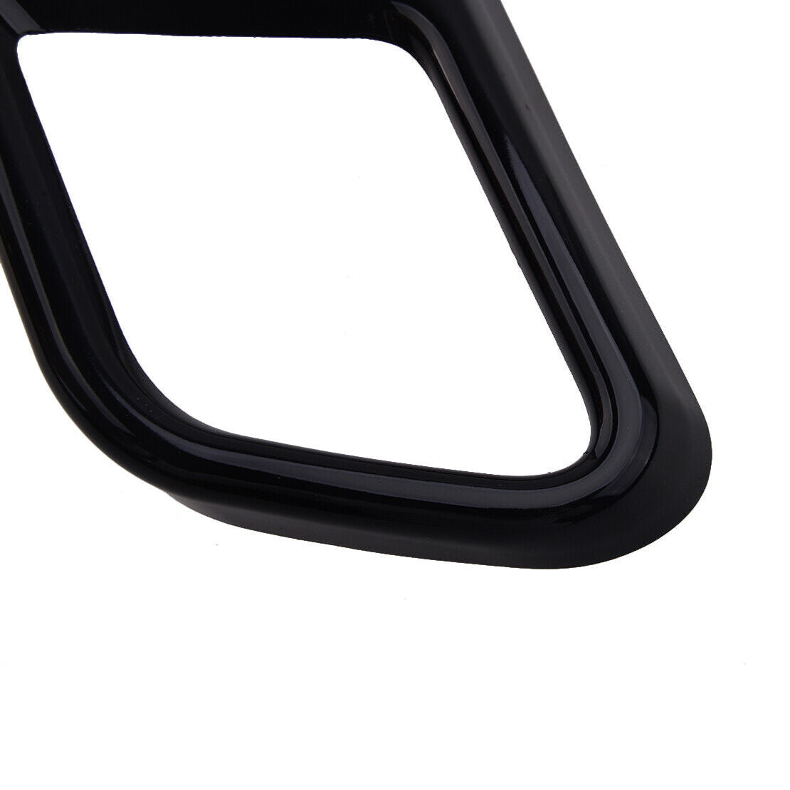 Black Stainless Steel Exhaust Muffler Tip Cover Fit For 10-17 W221 W222 A217