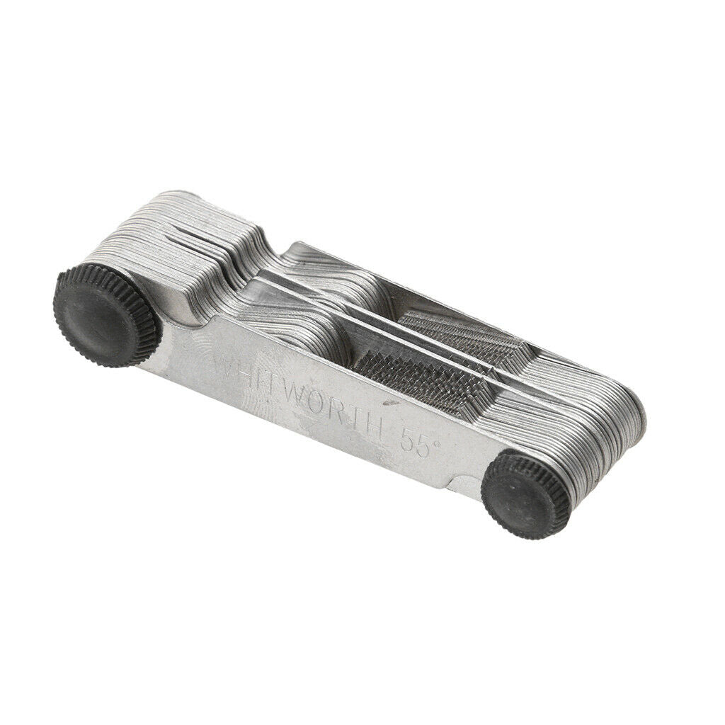 Whitworth Metric 55 60 Degree American Thread Pitch Gage Stainless Steel