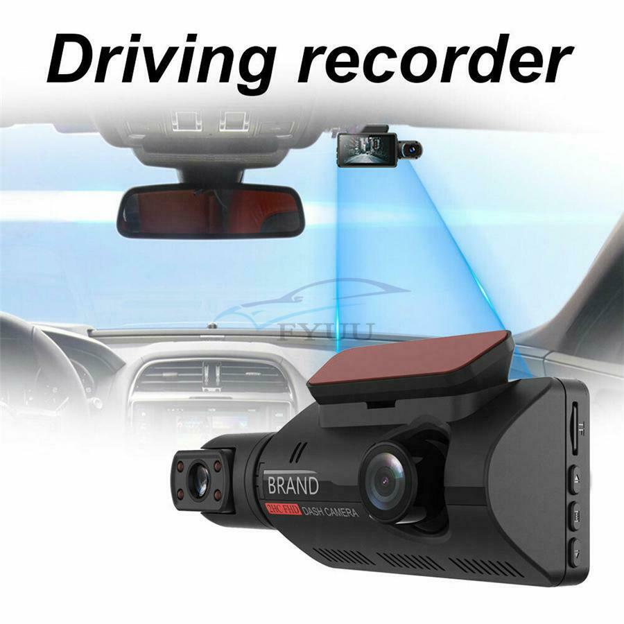 1PCS Dual-lens Car 3.0-inch HD Display, Driving Recorder DVR Car Video Camera
