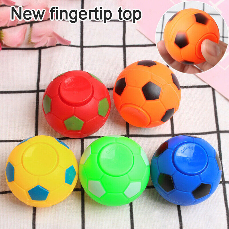 Football Fingertips Finger Gyro Spinner Stress Relief Toys Footballs Top .l8