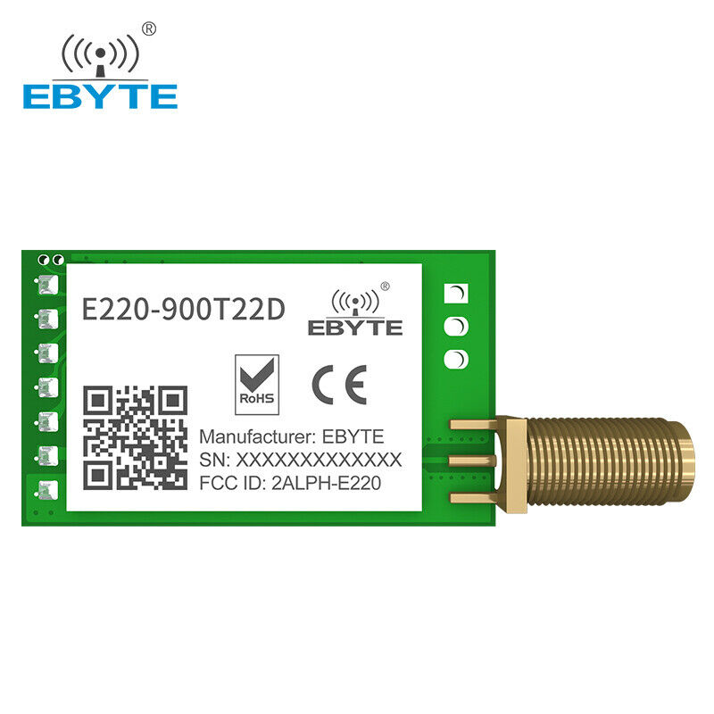 LLCC68 868MHz 915MHz LoRa Wireless Serial Port Module Smart Sensor E220-900T22D
