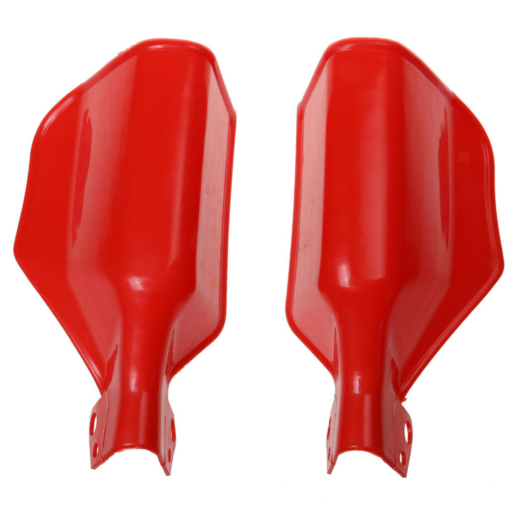Pair Motor Handlebar Hand Brush Guards Protector Handguards for Yamaha - Red