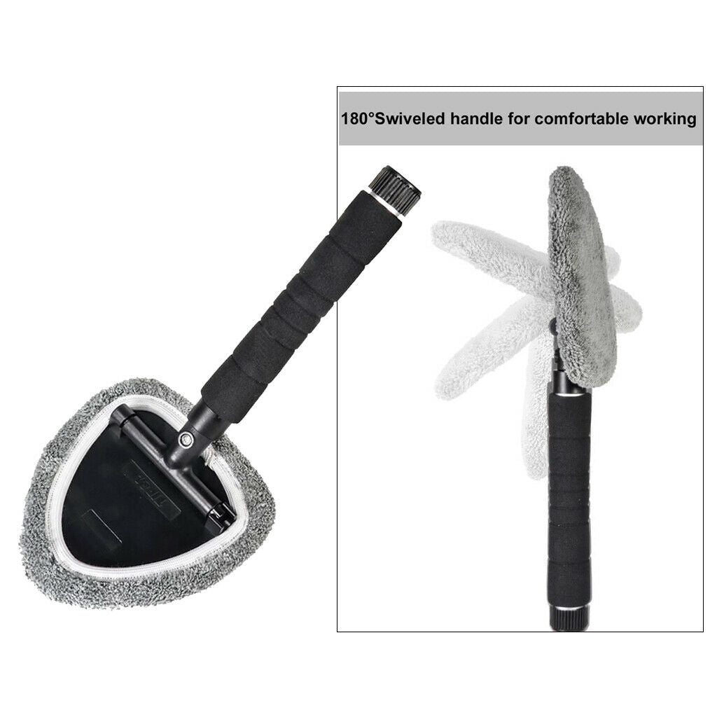 Microfiber Retractable Windshield Cleaner Set Kit 5 Pack Window Fabric