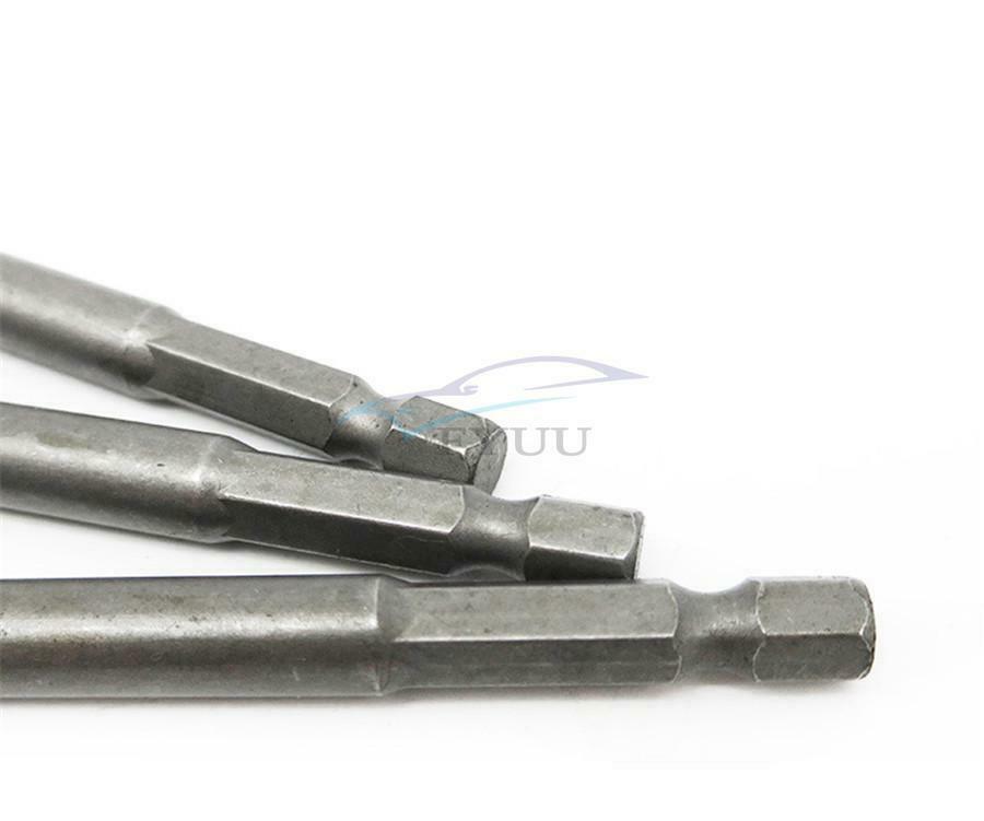 6PCS Universal Socket Adapter Kit 1/4" 3/8" 1/2" Driver 1/4" Hexagonal Shank
