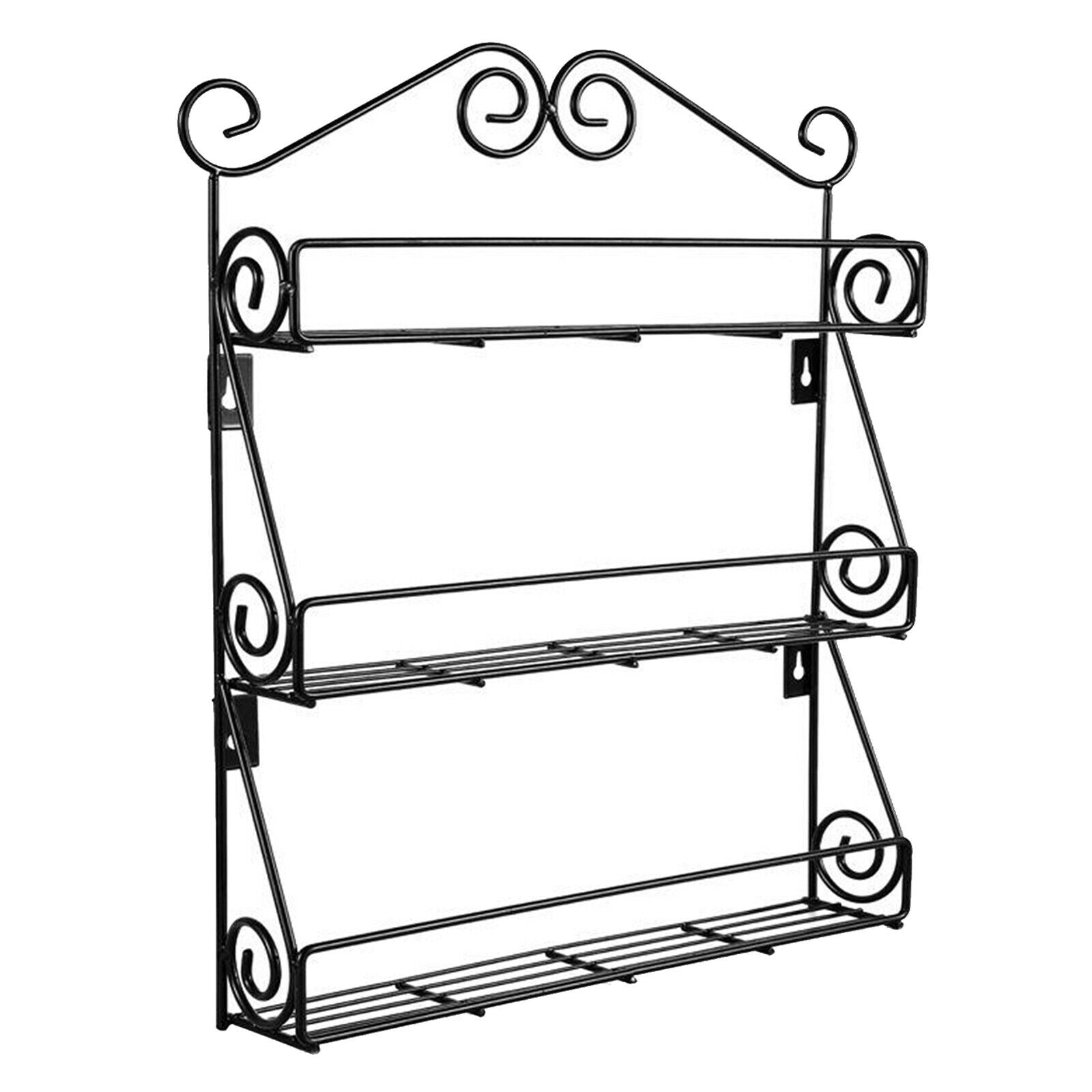 3 Tier Spice Rack Seasoning Jars Bottles Holder for Cabinet and Pantry
