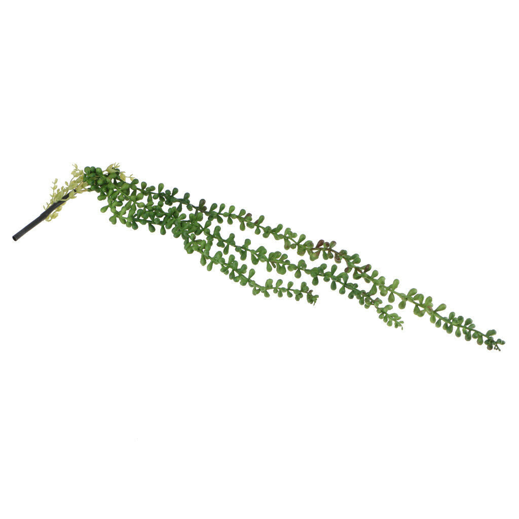 Artificial String of Pearls Hanging Plants Home Garden Wedding Flower Green