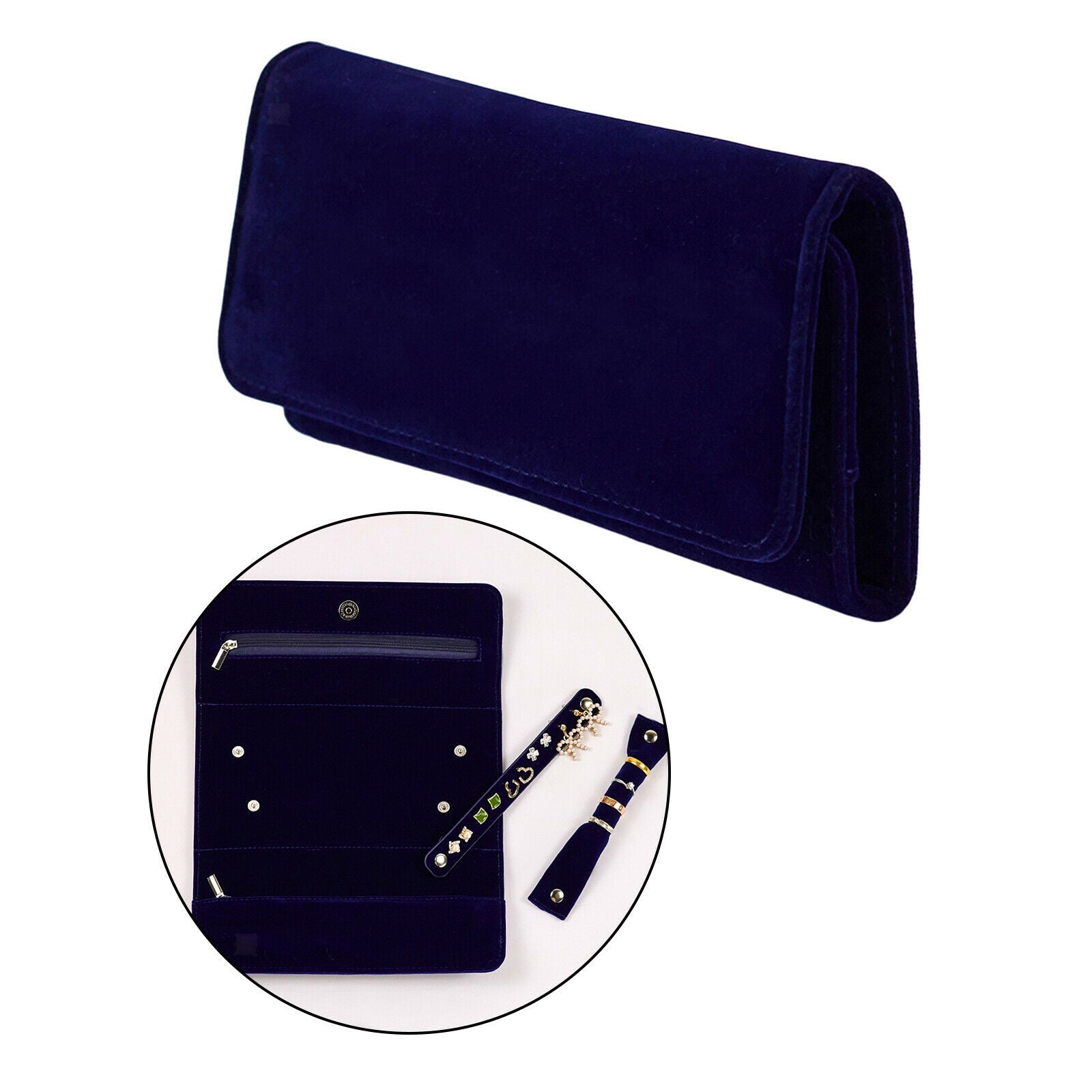 Portable Jewellery Organiser Travel Jewelry Storage Organiser Ornaments Case