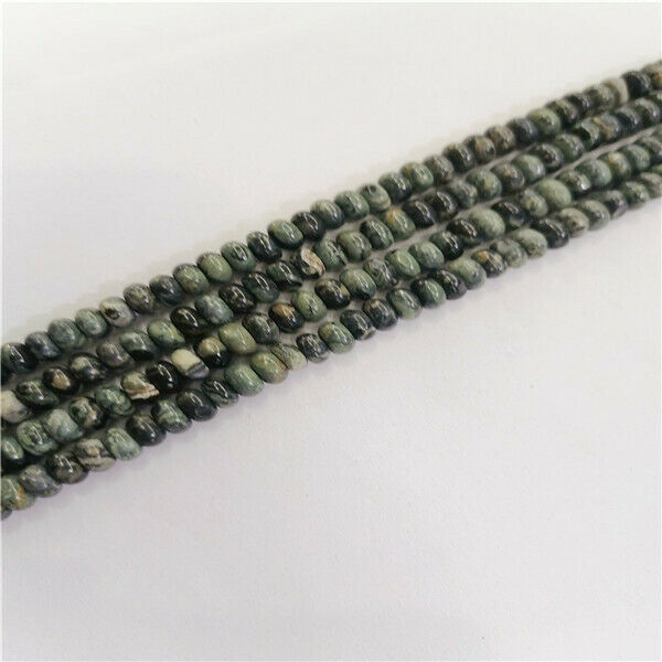 1 Strand 6x4mm Natural Kambaba Jasper Rondelle Abacus Spacer Beads 15.5" HH9373