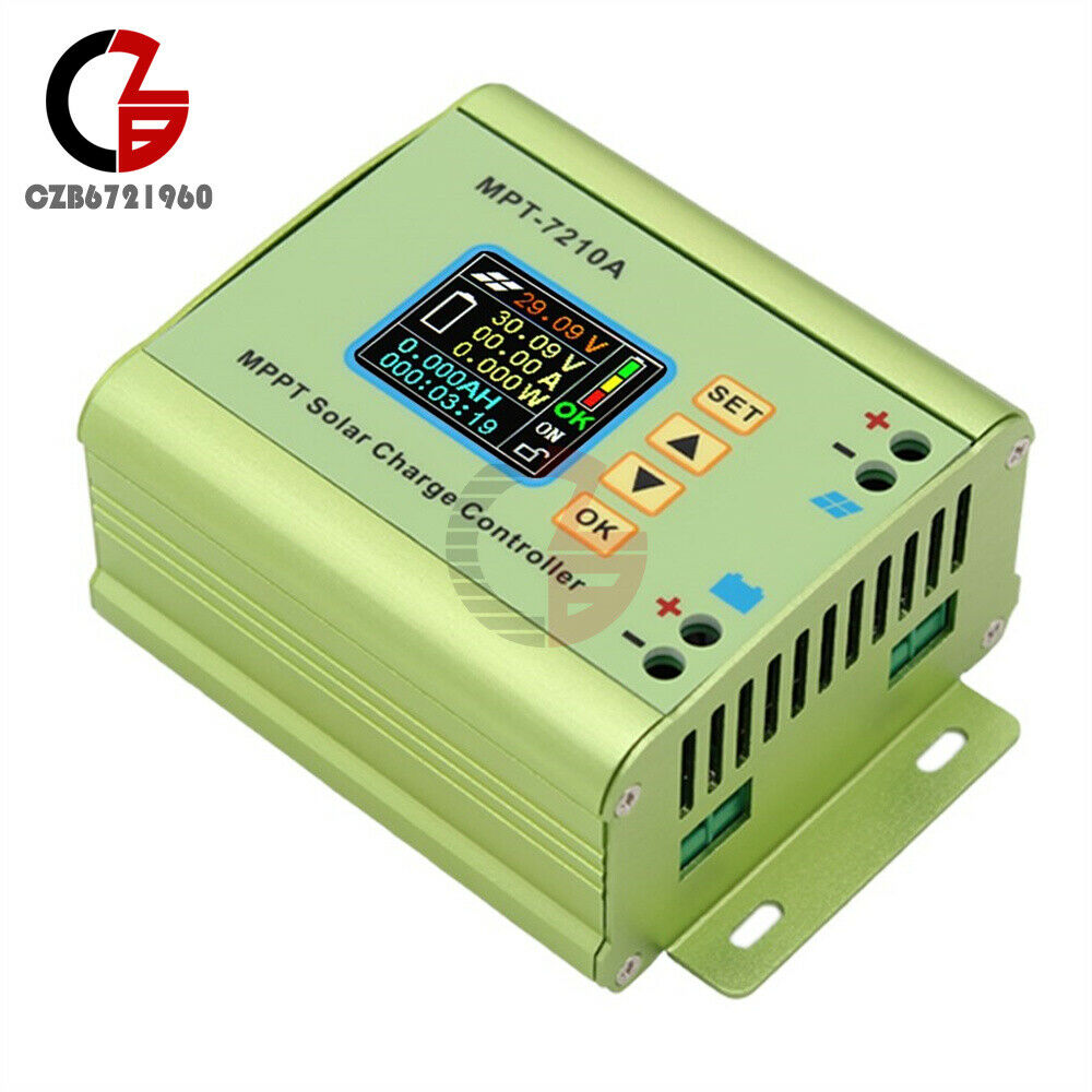 MPT-7210A LCD Display MPPT Solar Charge Controller Boost Battery Charging Module