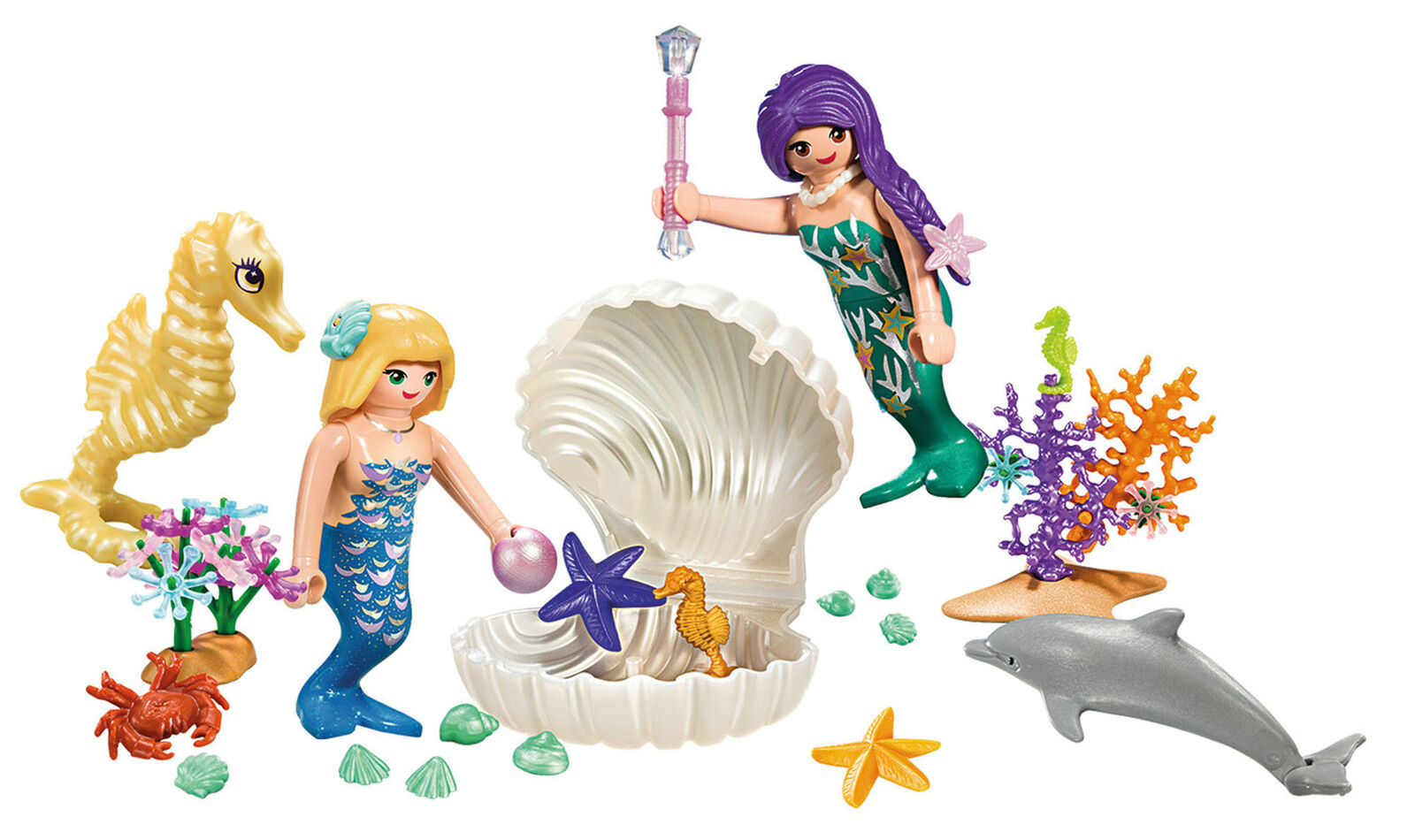 9324 Playmobil Large Mermaid Carry Case Suitable for ages 5 years and up.