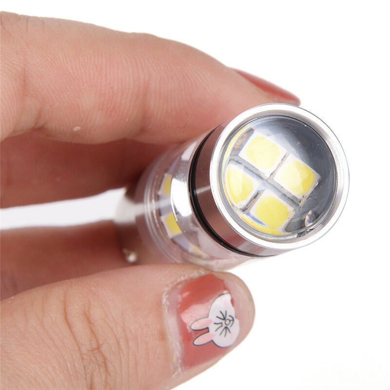 100W 1156 S25 P21W BA15S Aluminum LED Backup Light Car Reverse Bulb Lamp Fx
