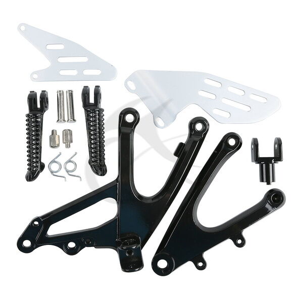 Front Rider Driver Footrests Bracket Fit For Yamaha YZF R1 YZF-R1 2007-2008
