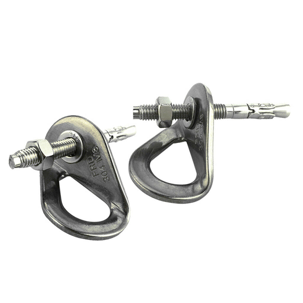 2Pair 35KN Climbing Anchor Hanger Expansion Screw Safety Equipment Kit