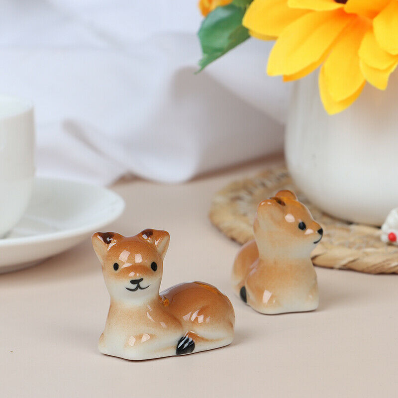 Cute Sika deer Ceramic Chopsticks for Daily Use Chopstick Rack Chopstick .l8