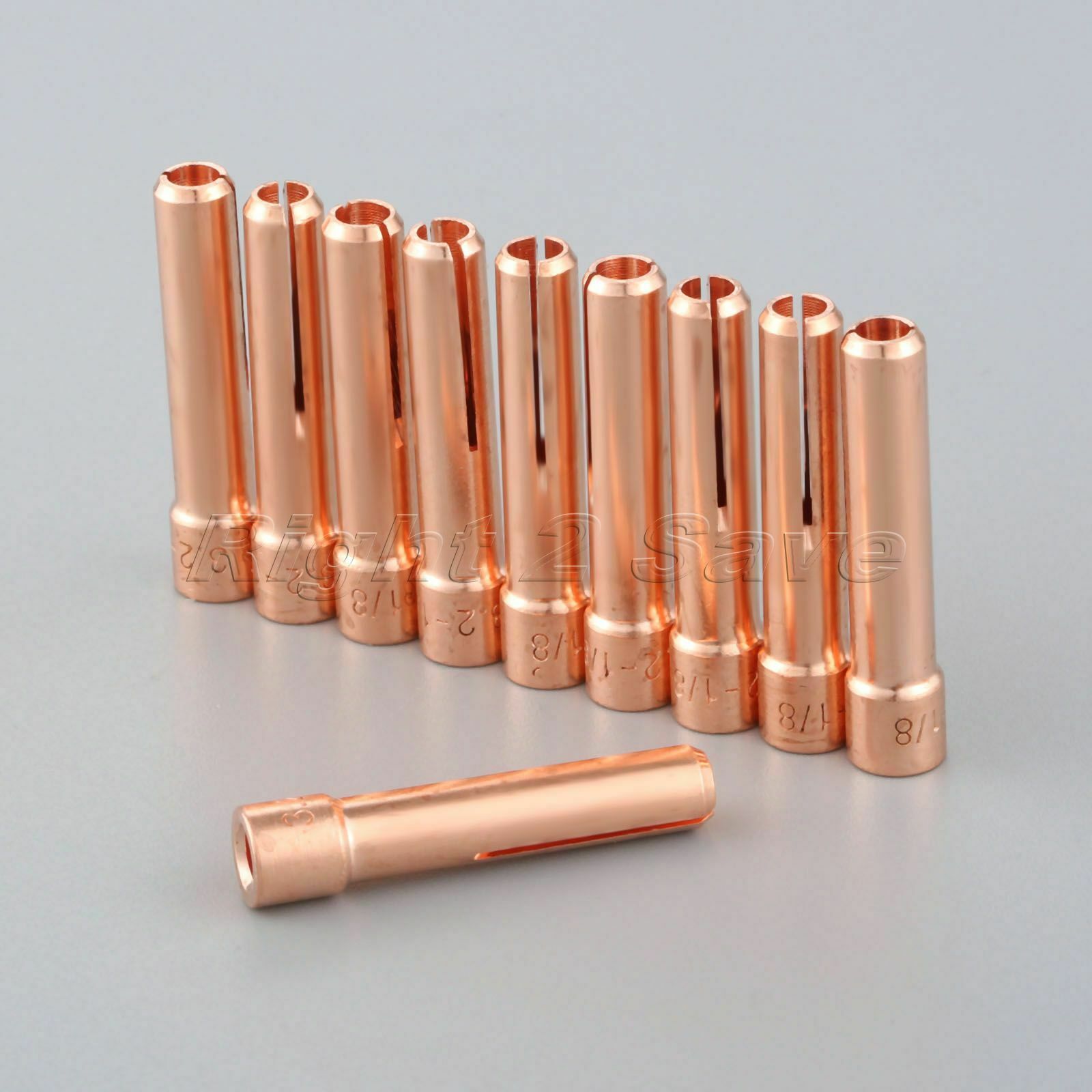 New 10Ã—Durable Stubby Collet 10N25S 1/8" for Torch 17/18/26 Machine Accessories