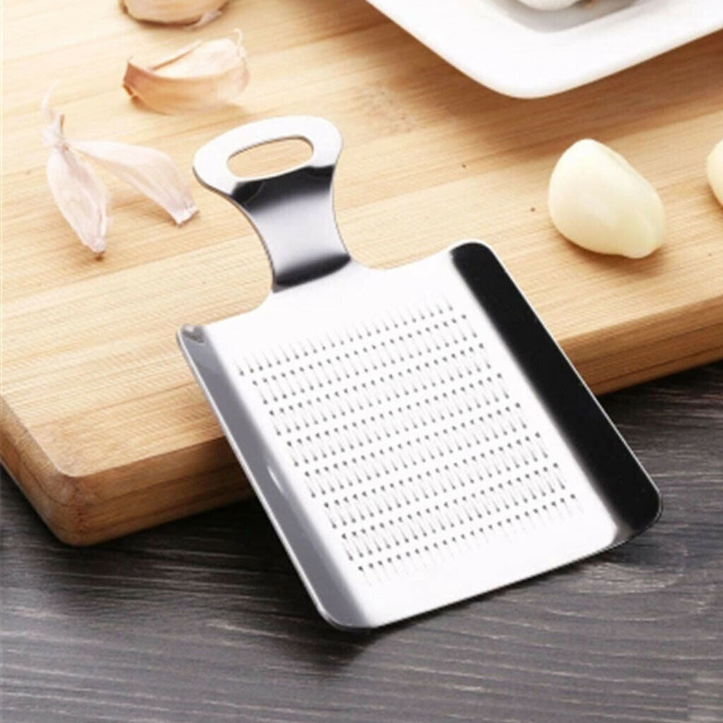 Stainless Steel Mini Ginger Grater for Garlic Lemon Vegetables Crusher