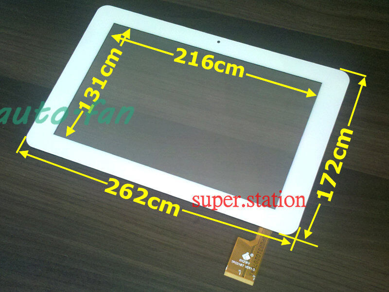 10.1" Touch Screen Replacement For Sanei N10 AMPE A10 TPC0187 VER1.0, 263*172mm