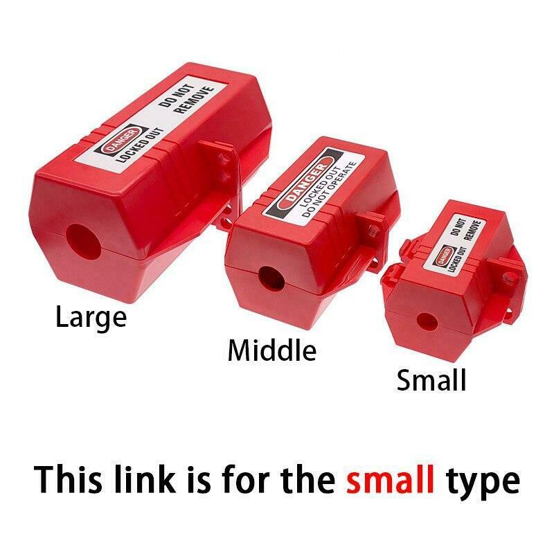 Heavy Duty Electrical Plug Lockout Box Plastic Tag Out Device Safety T