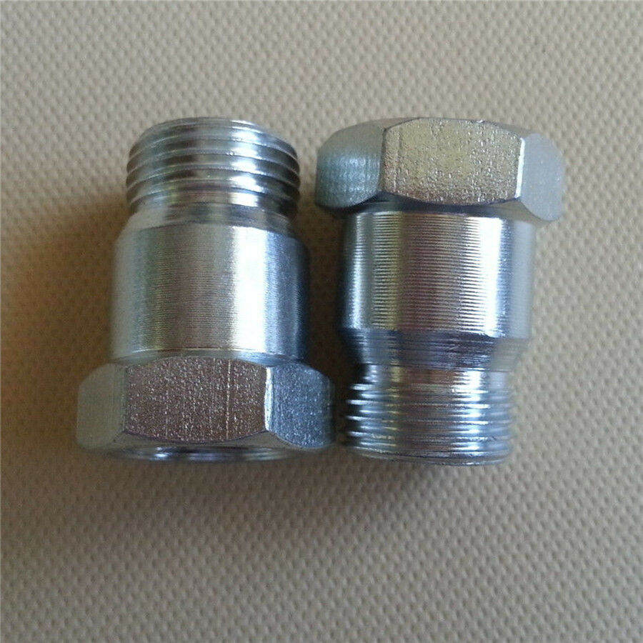 4xUniversal M18X1.5 O2 Oxygen Sensor Test Pipe Extension Spacer Extender Adapter