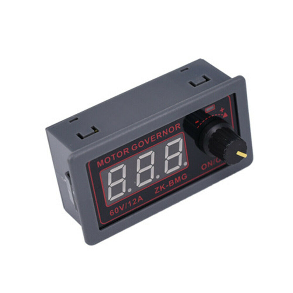 DC 9-60V 12A DC Motor Controller PWM Adjustable Speed Digital Display encoder