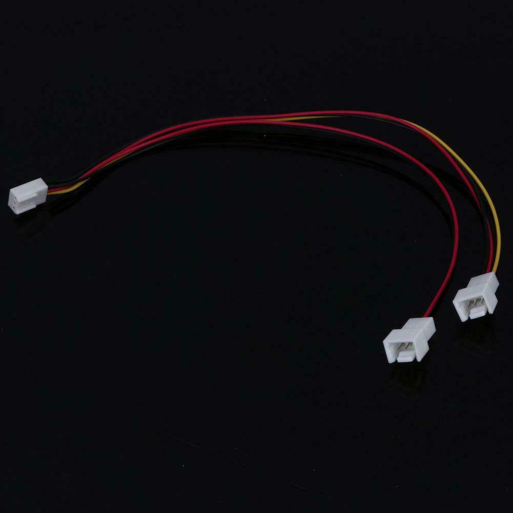 5Pcs 12V 3 Pin Female to 2/3 Pin Male PC Fan Power Splitter Extension Cable AU