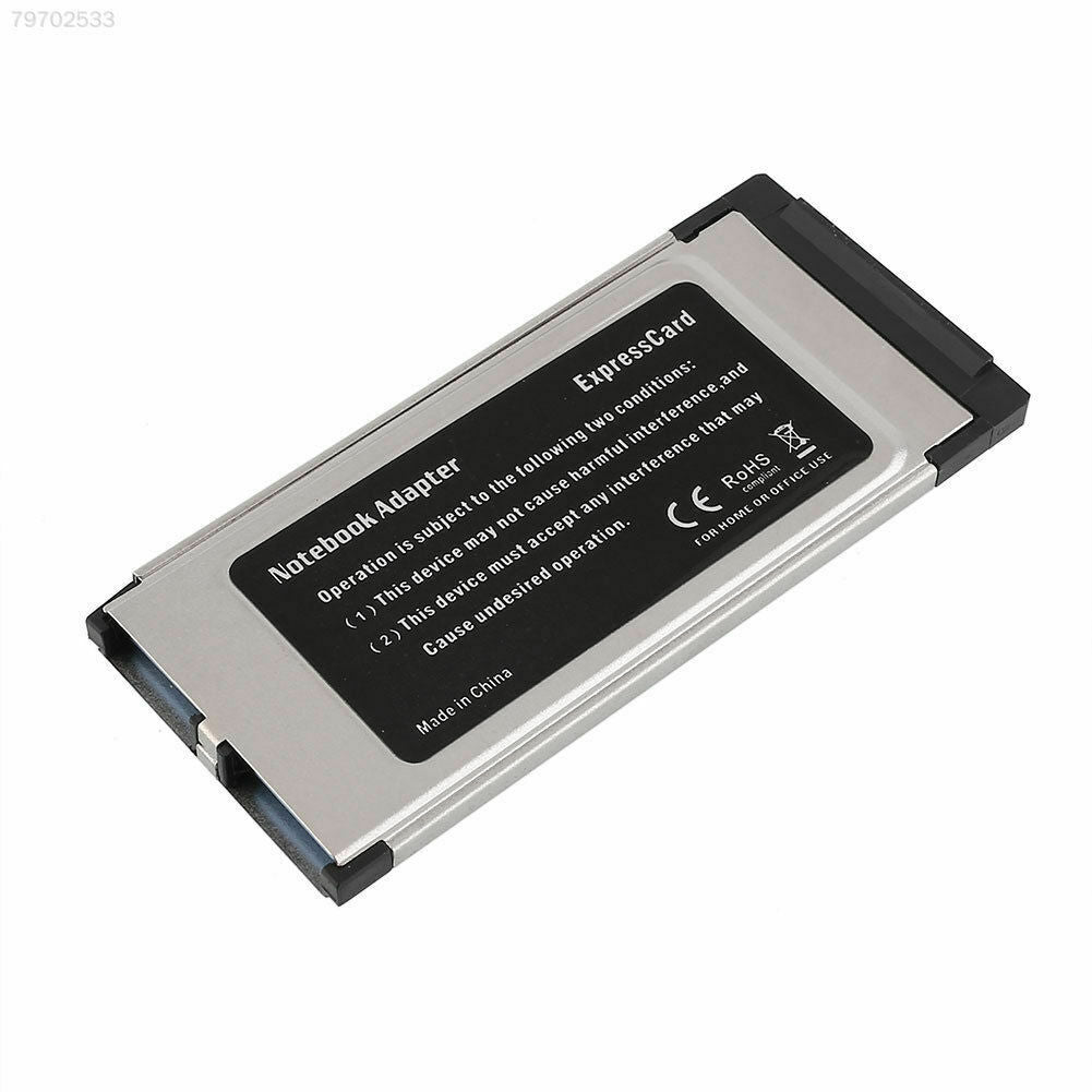 39BE Express Card ExpressCard 34mm to Dual 2 Ports 2Ports USB 3.0 card BC628 L60