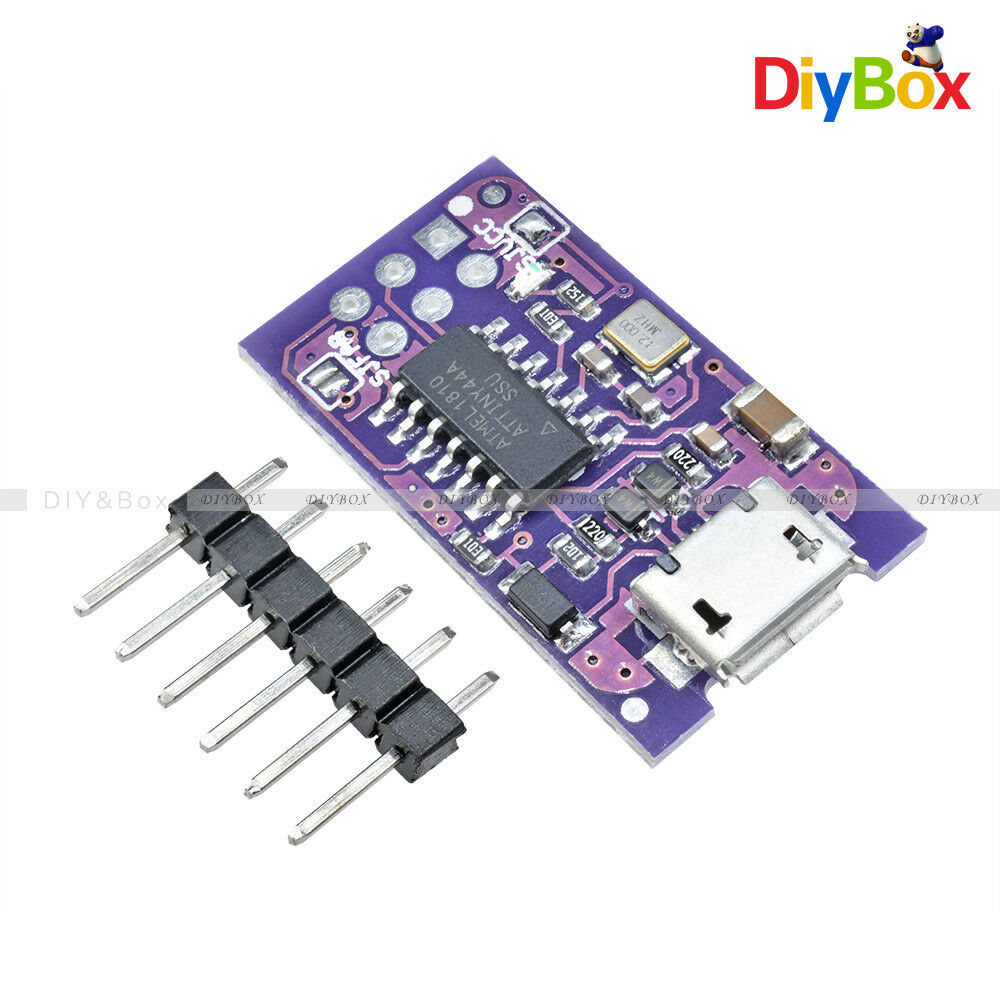 Micro USB 5V Tiny AVR ISP ATTINY44 USB TinyISP Programmer For Arduino Bootloader