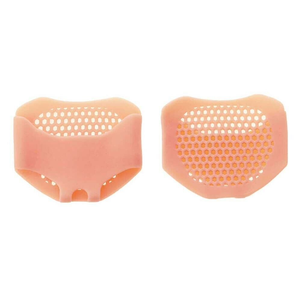 6 Pairs Silicone Honeycomb Forefoot Pads Metatarsal Pads Foot Cushion Insole