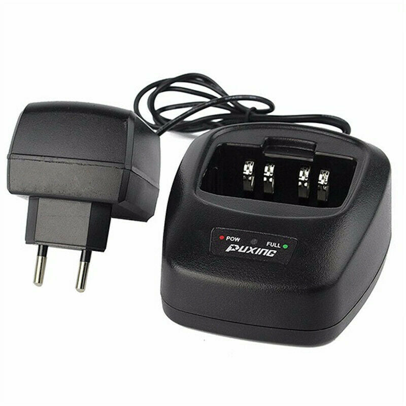 Desktop Charger Base for Two Way Radio Walkie Talkie PUXING PX777 PX888 VEV3288s