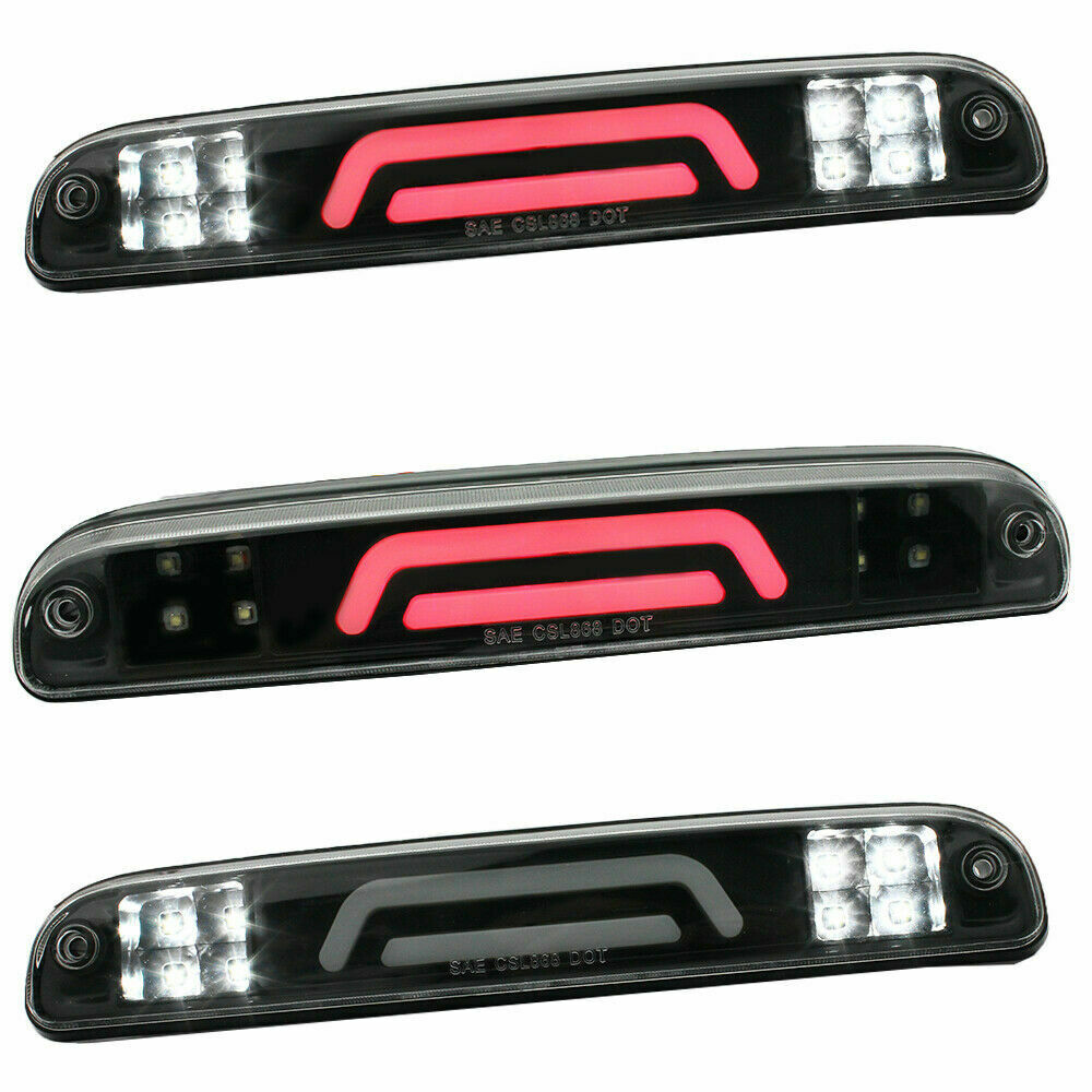 LED Third 3rd Brake Light Black For 99-16 Ford F250 F350 Super Duty Cargo