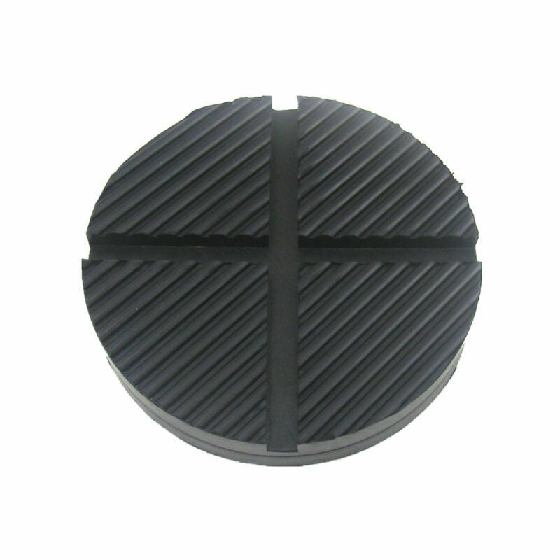 1xCross Slotted Frame Rail Floor Jack Disk Rubber Pad Adapter For Pinch Weldside