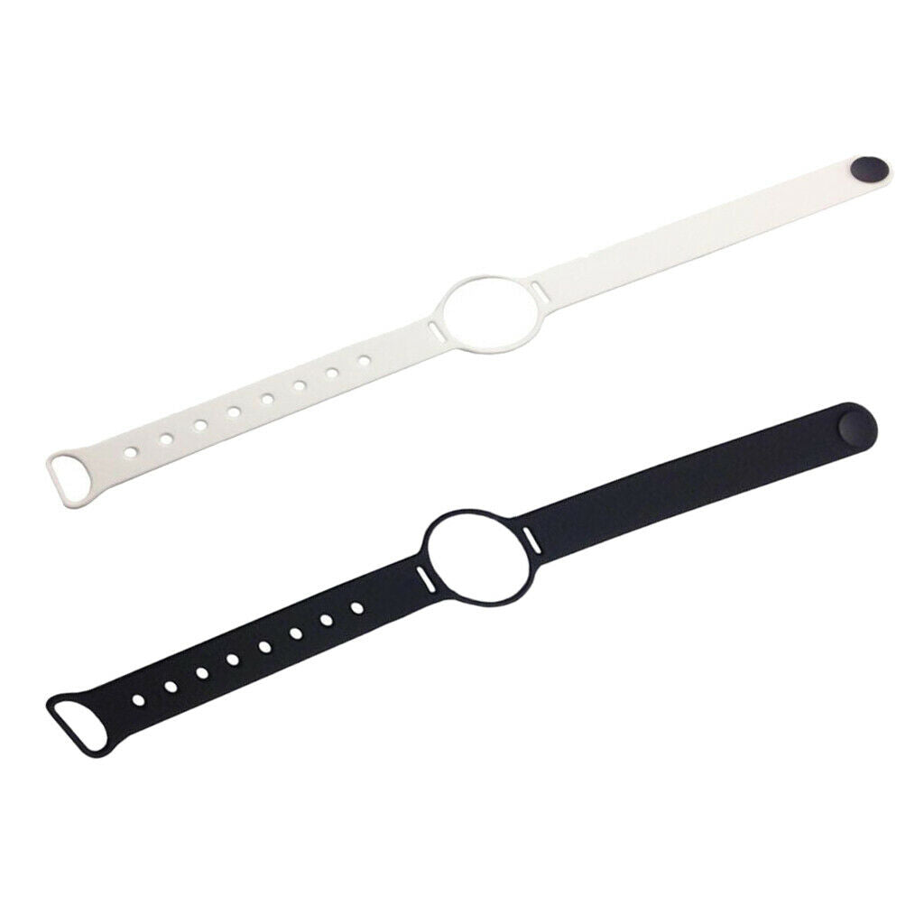 2Pcs TPE Watch Band Bracelet Wrist Strap Assembly for MISFIT SHINE 2 Smart Watch