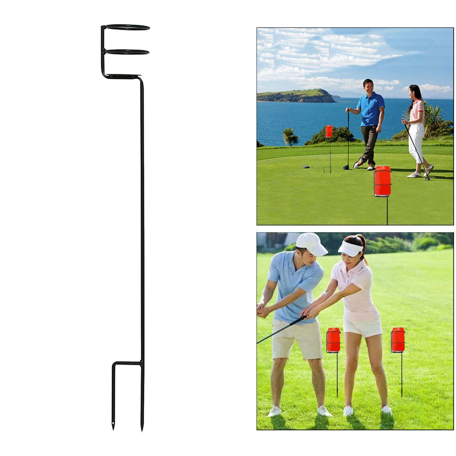 Heavy Duty Universal Beverage Drink Holder Stake for Beach Picnics Concerts