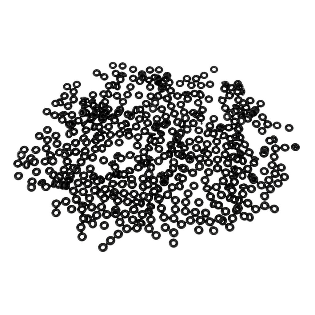 Fishing O Shaped Rings Tippet Connect Rubber Ring Fishing Line Connectors