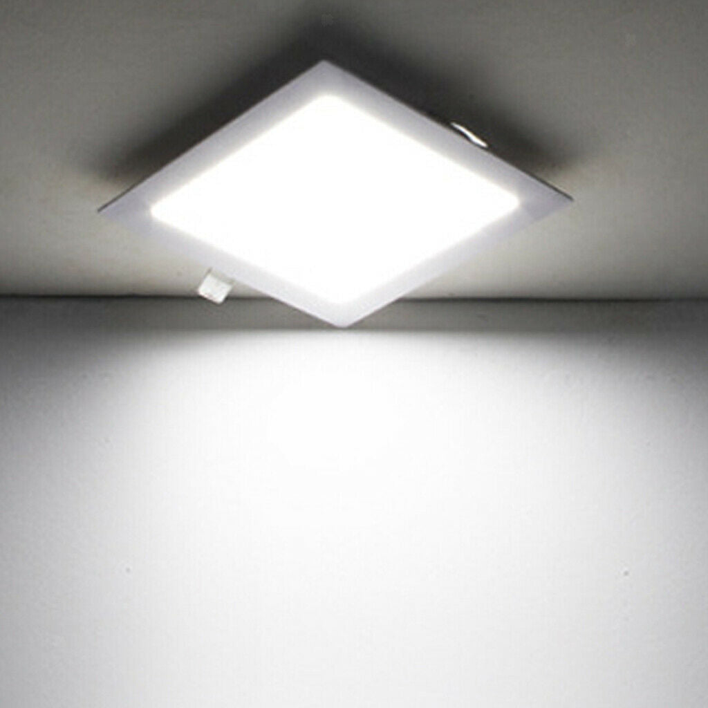 Recessed LED Downlights Warm White Cold White 220-240 V Ceiling  Square-6500k
