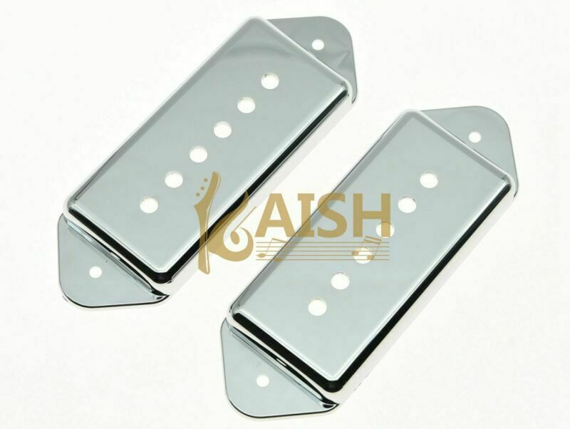 2pcs 52mm Plastic P90 Dogear Guitar Pickup Covers  Chrome fits for LP