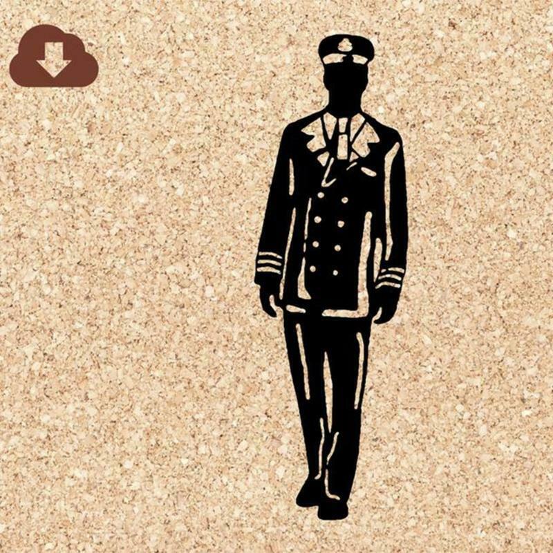 Policemen Metal Cutting Dies Stencil DIY Scrapbooking Album Paper Card Template