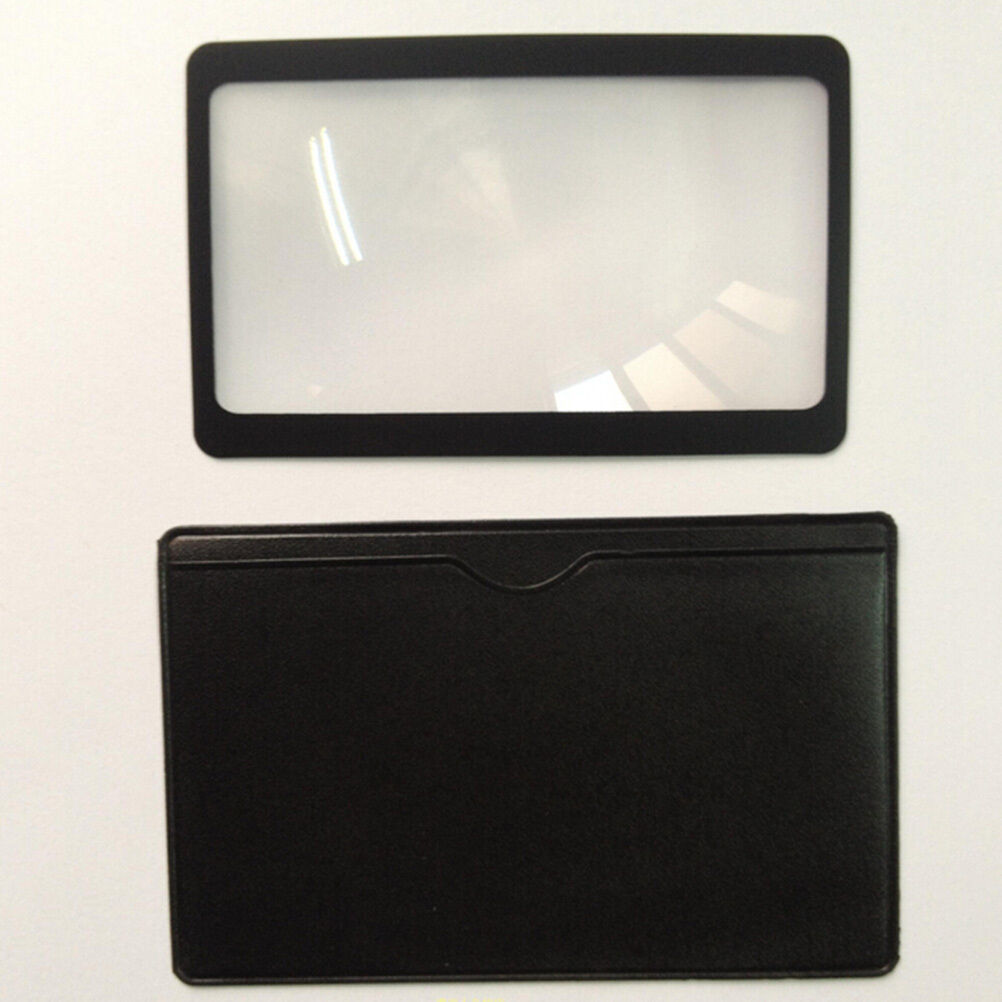 1x Credit Card Size Magnifier Reading Magnifying Glasses Pocket Magnifi.l8