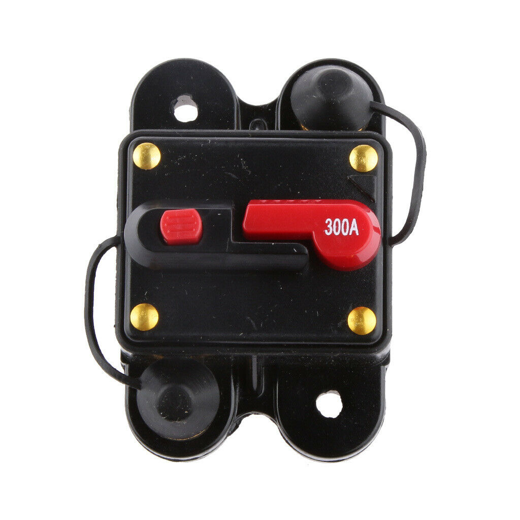 300 AMP HI-AMP Manual Reset Circuit Breaker 12v/24v Car Boat Stereo Fuse