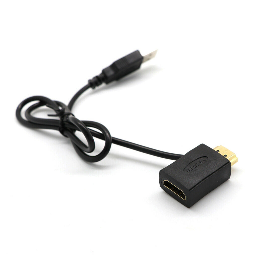 Male To Female Adapter Connector +USB 2.0 Charger Power Supply Cable Cord