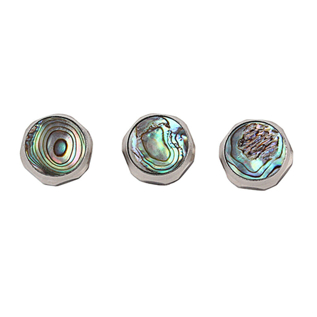 3x Trumpet Repairing Part Buttons Exquisite Accessories Parts Abalone NEW