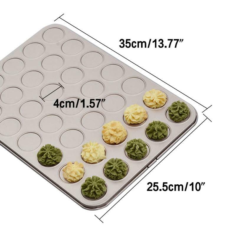 35 Cavity Non-Stick Macaroon Biscuits Cookie Bakeware for Oven Baking Kitchen