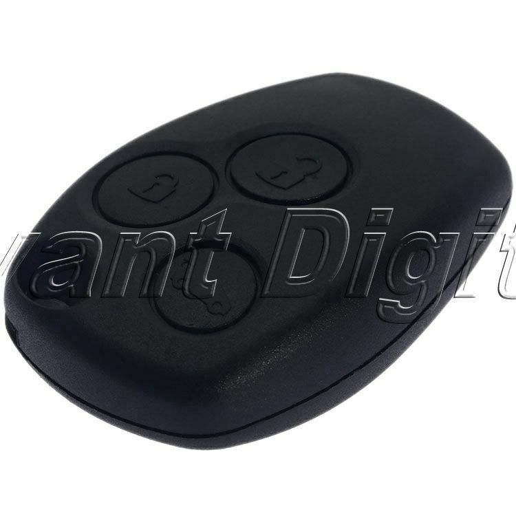 Replacement 3 Buttons Remote Key Shell Case For Renault Modus Clio MK3 Twingo