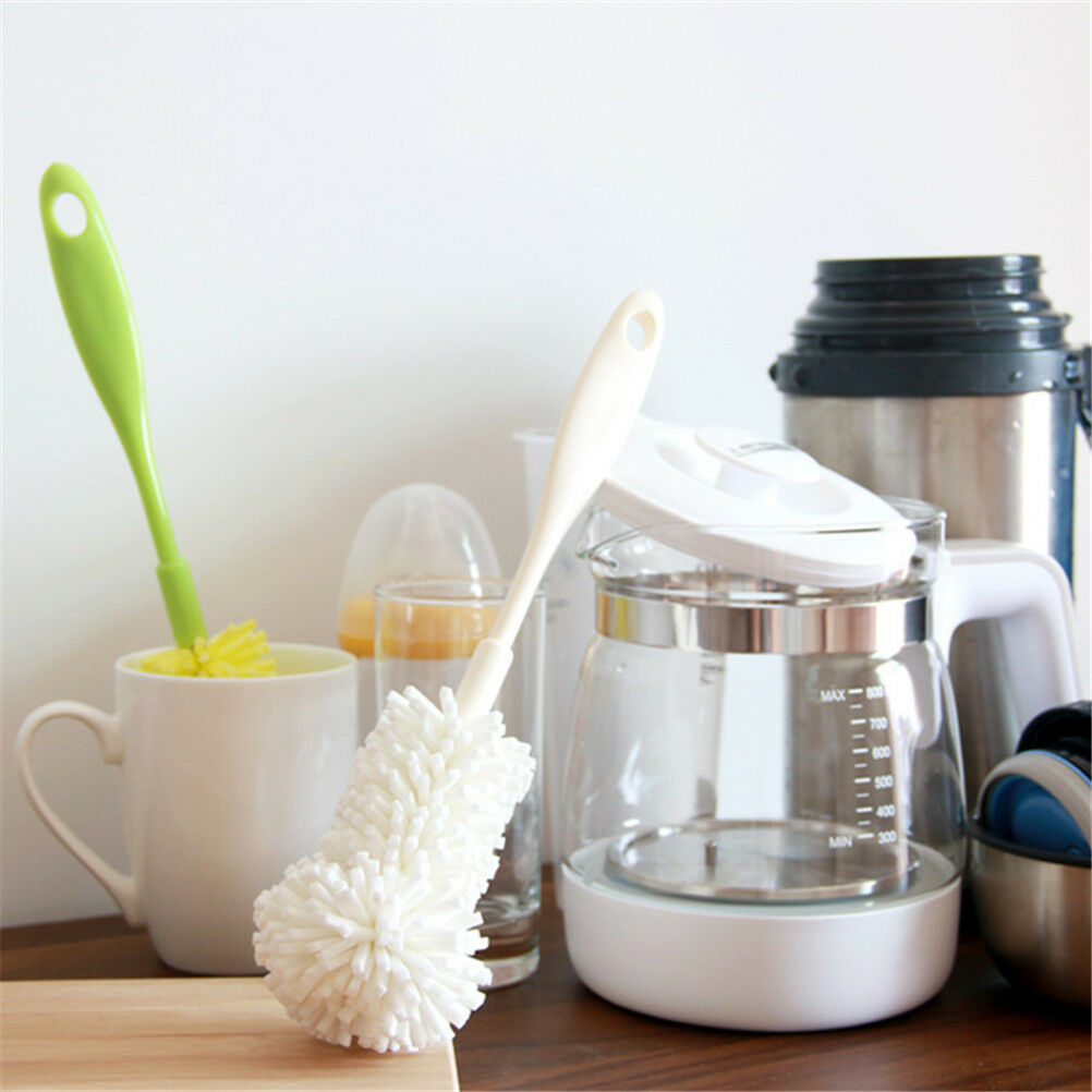 sponge wash cup brush cleaner milk'bottle brush easy to clean glass cup brush Lt