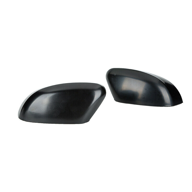 2Pcs Rear View Mirror Covers Matte Black Fit Ford focus Turnier 2010-2016