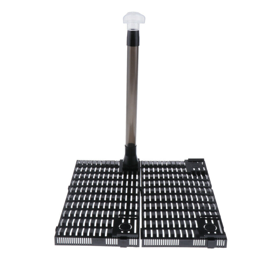 Fish Tank Plastic Filter Board Plate Aquarium Filteration System Board Black