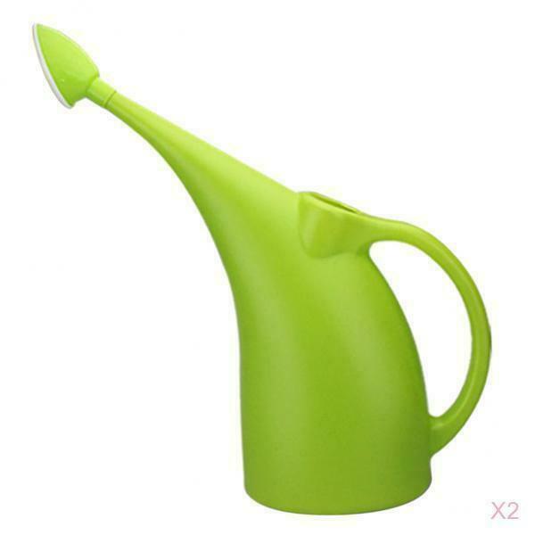 2Pack Lightweight Watering Can Watering Pot Garden Plants 2L with Long Spout