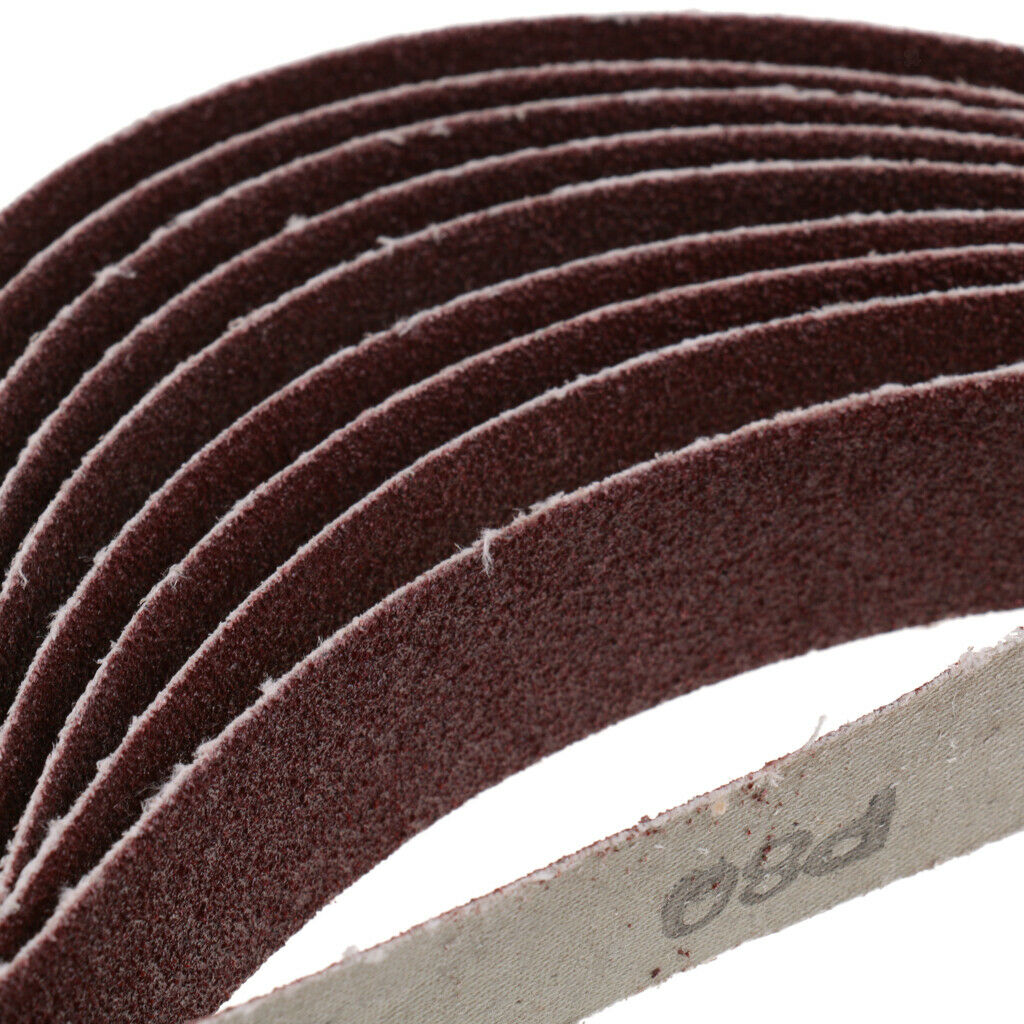 40x 80 120 600 240 Grit 1x30" Sanding Belts For Portable Strip Belt Sander