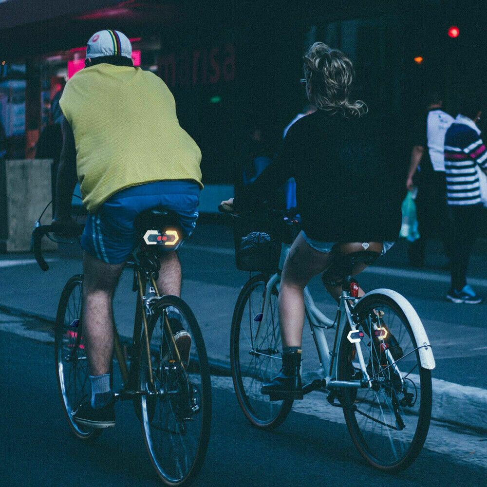 Bicycle Light E-bike Turn Signals Front Rear Light Smart Wireless Remote Control