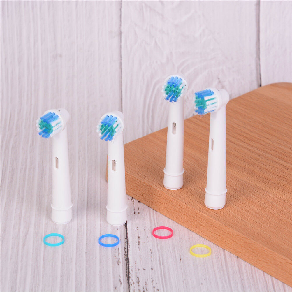 4pcs Electric Toothbrush Heads Replacement for Oral B SB-17A Soft Brus.l8